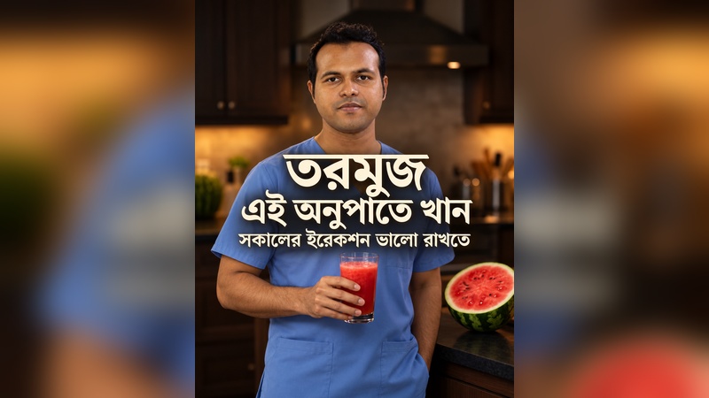 সকালের ইরেকশন ভাল রাখতে এই অনুপাতে তরমুজ খেতে পারেন